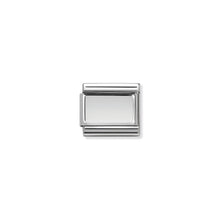 Load image into Gallery viewer, COMPOSABLE CLASSIC LINK 330104/01 ENGRAVABLE PLATE IN 925 SILVER
