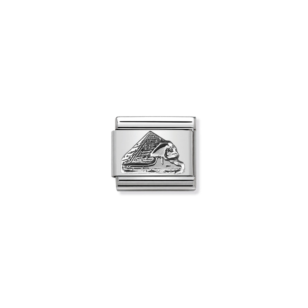 COMPOSABLE CLASSIC LINK 330105/06 PYRAMID RELIEF IN 925 SILVER