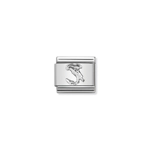 COMPOSABLE CLASSIC LINK 330105/18 ITALY RELIEF IN 925 SILVER