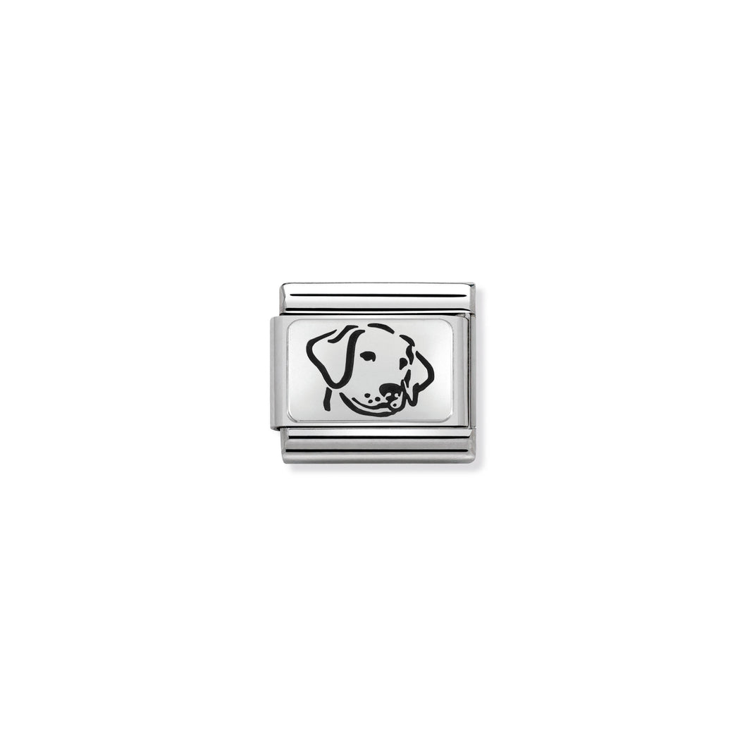 COMPOSABLE CLASSIC LINK 330109/06 DOG IN 925 SILVER