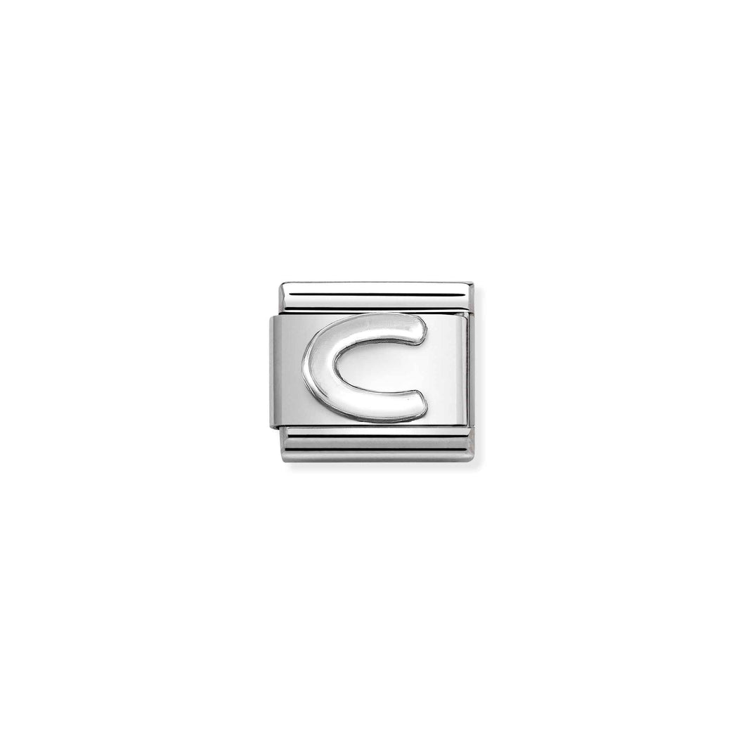 COMPOSABLE CLASSIC LINK 330113/03 LETTER C IN 925 SILVER