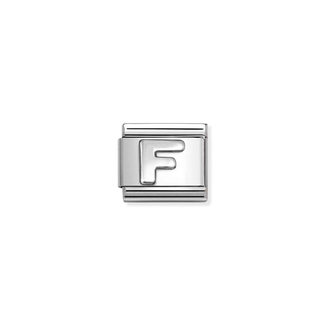 COMPOSABLE CLASSIC LINK 330113/06 LETTER F IN 925 SILVER