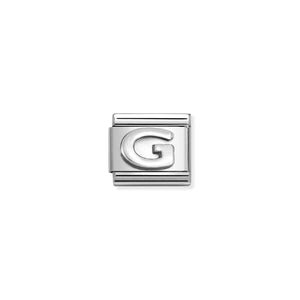 COMPOSABLE CLASSIC LINK 330113/07 LETTER G IN 925 SILVER