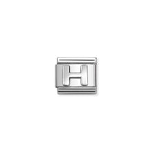 Load image into Gallery viewer, COMPOSABLE CLASSIC LINK 330113/08 LETTER H IN 925 SILVER
