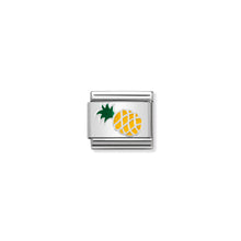Load image into Gallery viewer, COMPOSABLE CLASSIC LINK 330202/45 PINEAPPLE IN ENAMEL &amp; 925 SILVER
