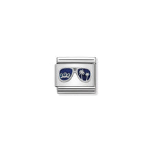 Load image into Gallery viewer, COMPOSABLE CLASSIC LINK 330202/48 BLUE MIAMI SUNGLASSES IN ENAMEL &amp; 925 SILVER
