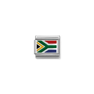 COMPOSABLE CLASSIC LINK 330207/05 SOUTH AFRICA IN ENAMEL & 925 SILVER