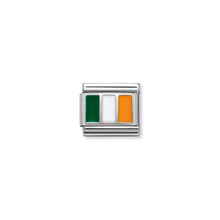 Load image into Gallery viewer, COMPOSABLE CLASSIC LINK 330207/06 IRELAND IN ENAMEL &amp; 925 SILVER
