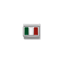 Load image into Gallery viewer, COMPOSABLE CLASSIC LINK 330207/16 ITALY IN ENAMEL &amp; 925 SILVER
