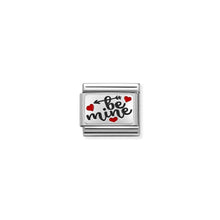 Load image into Gallery viewer, COMPOSABLE CLASSIC LINK 330208/52 BE MINE HEARTS IN SILVER

