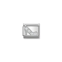 Load image into Gallery viewer, COMPOSABLE CLASSIC LINK 330304/09 STILETTO WITH CZ IN 925 SILVER
