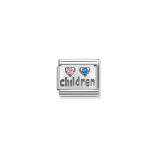 Load image into Gallery viewer, COMPOSABLE CLASSIC LINK 330304/15 CHILDREN WITH CZ IN 925 SILVER
