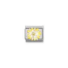 Load image into Gallery viewer, COMPOSABLE CLASSIC LINK 330321/04 ENAMEL YELLOW FLOWER IN 925 SILVER
