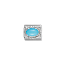 Load image into Gallery viewer, COMPOSABLE CLASSIC LINK 330503/06 TURQUOISE STONE IN 925 SILVER
