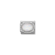 Load image into Gallery viewer, COMPOSABLE CLASSIC LINK 330503/07 WHITE OPAL STONE IN 925 SILVER
