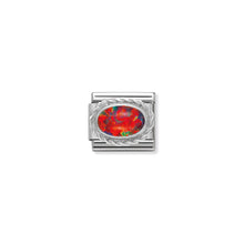 Load image into Gallery viewer, COMPOSABLE CLASSIC LINK 330503/08 RED OPAL STONE IN 925 SILVER
