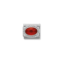 Load image into Gallery viewer, COMPOSABLE CLASSIC LINK 330503/28 FACETED RED AGATE STONE IN 925 SILVER
