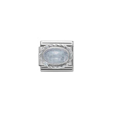 Load image into Gallery viewer, COMPOSABLE CLASSIC LINK 330504/01 AQUAMARINE STONE IN 925 SILVER
