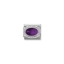 Load image into Gallery viewer, COMPOSABLE CLASSIC LINK 330504/02 AMETHYST STONE IN 925 SILVER
