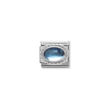 Load image into Gallery viewer, COMPOSABLE CLASSIC LINK 330504/13 LIGHT BLUE TOPAZ STONE IN 925 SILVER
