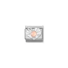 Load image into Gallery viewer, COMPOSABLE CLASSIC LINK 330508/10 PINK CORAL IN SILVER HEART

