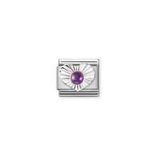 Load image into Gallery viewer, COMPOSABLE CLASSIC LINK 330508/35 AMETHYST IN SILVER HEART
