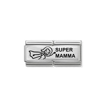 Load image into Gallery viewer, COMPOSABLE CLASSIC DOUBLE LINK 330710/37 SUPER MAMMA IN 925 SILVER
