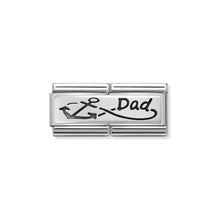 Load image into Gallery viewer, COMPOSABLE CLASSIC DOUBLE LINK 330710/05 INFINITE DAD IN 925 SILVER
