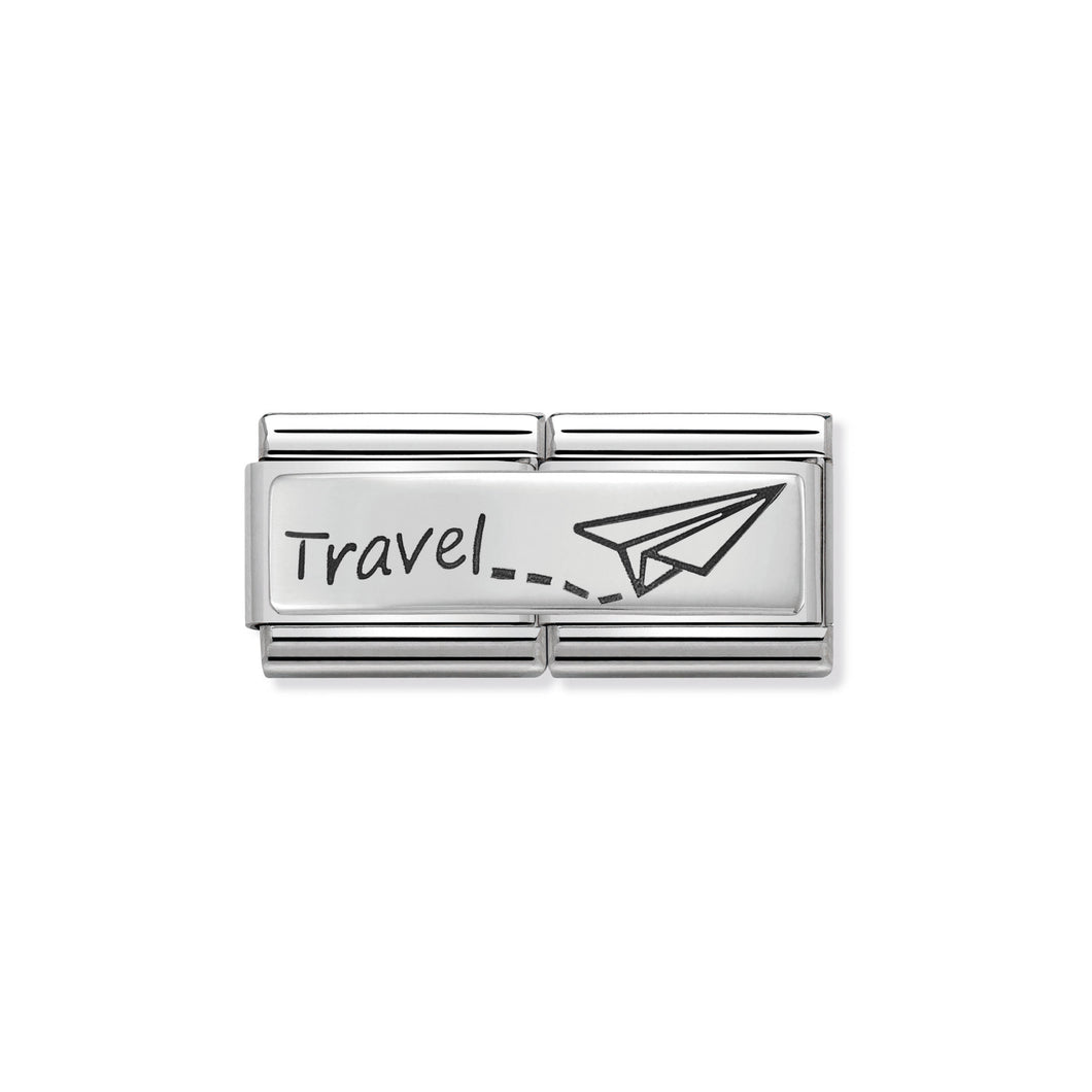 COMPOSABLE CLASSIC DOUBLE LINK 330710/09 TRAVEL IN 925 SILVER