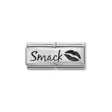Load image into Gallery viewer, COMPOSABLE CLASSIC DOUBLE LINK 330710/10 SMACK (KISS) IN 925 SILVER
