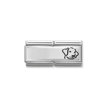Load image into Gallery viewer, COMPOSABLE CLASSIC DOUBLE LINK 330710/16 DOG IN 925 SILVER

