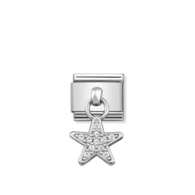 Load image into Gallery viewer, COMPOSABLE CLASSIC LINK 331800/05 STAR CHARM WITH CZ &amp; 925 SILVER

