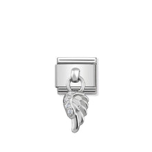 Load image into Gallery viewer, COMPOSABLE CLASSIC LINK 331800/06 WING CHARM WITH CZ &amp; 925 SILVER
