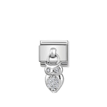 Load image into Gallery viewer, COMPOSABLE CLASSIC LINK 331800/12 OWL CHARM WITH CZ &amp; 925 SILVER
