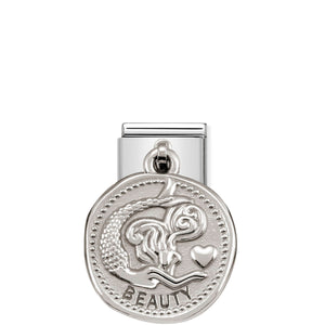 COMPOSABLE CLASSIC LINK 331804/03 BEAUTY WISHES CHARM IN 925 SILVER