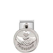 Load image into Gallery viewer, COMPOSABLE CLASSIC LINK 331804/04 FRIENDSHIP WISHES CHARM IN 925 SILVER
