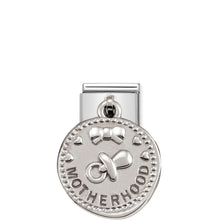 Load image into Gallery viewer, COMPOSABLE CLASSIC LINK 331804/11 MOTHERHOOD WISHES CHARM IN 925 SILVER
