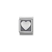 Load image into Gallery viewer, COMPOSABLE &lt;STRONG&gt;BIG LINK&lt;/STRONG&gt; 332110/08 HEART IN 925 SILVER
