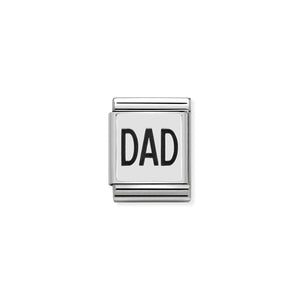 COMPOSABLE <STRONG>BIG LINK</STRONG> 332111/11 DAD IN 925 SILVER