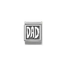 Load image into Gallery viewer, COMPOSABLE &lt;STRONG&gt;BIG LINK&lt;/STRONG&gt; 332111/12 DAD IN 925 SILVER
