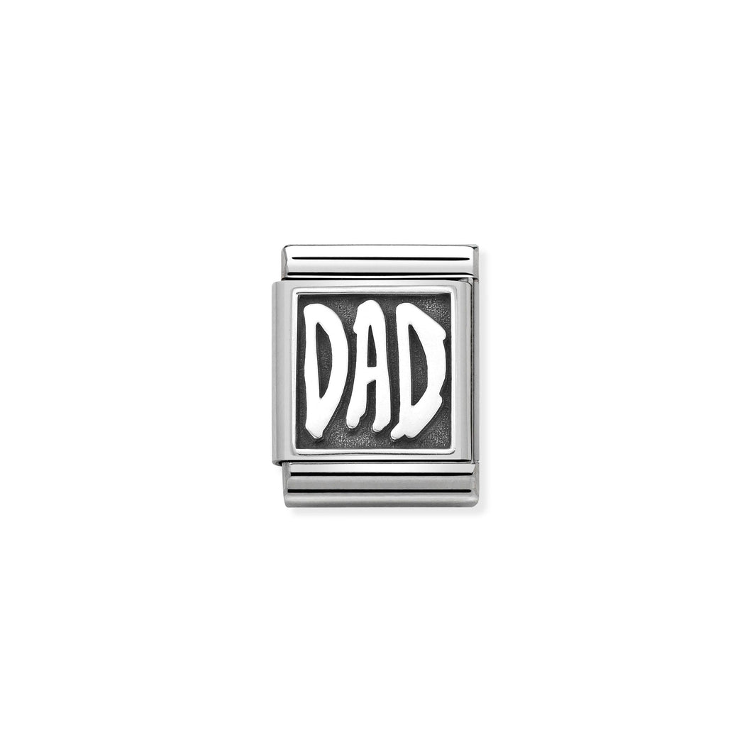 COMPOSABLE <STRONG>BIG LINK</STRONG> 332111/12 DAD IN 925 SILVER