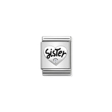 Load image into Gallery viewer, COMPOSABLE &lt;STRONG&gt;BIG LINK&lt;/STRONG&gt; 332315/01 SISTER IN 925 SILVER AND CZ
