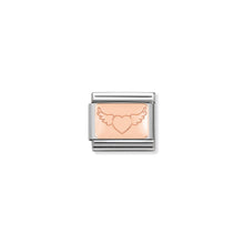 Load image into Gallery viewer, COMPOSABLE CLASSIC LINK 430101/16 FLYING HEART IN 9K ROSE GOLD
