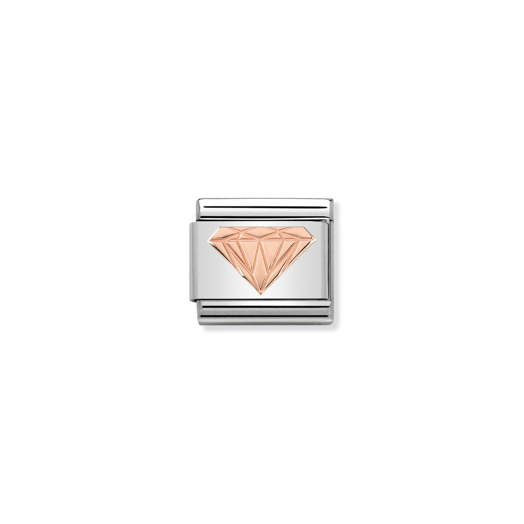 COMPOSABLE CLASSIC LINK 430104/18 BRILLIANT DIAMOND IN 9K ROSE GOLD