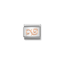 Load image into Gallery viewer, COMPOSABLE CLASSIC LINK 430104/21 SWIRL IN 9K ROSE GOLD
