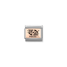 Load image into Gallery viewer, COMPOSABLE CLASSIC LINK 430112/12 PISCES IN 9K ROSE GOLD
