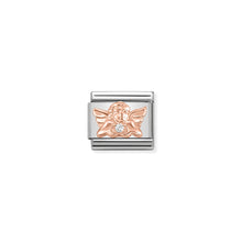 Load image into Gallery viewer, COMPOSABLE CLASSIC LINK 430302/17 ANGEL OF FAMILY 9K ROSE GOLD &amp; CZ
