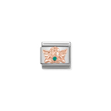 Load image into Gallery viewer, COMPOSABLE CLASSIC LINK 430302/22 ANGEL OF GOOD LUCK 9K ROSE GOLD &amp; CZ
