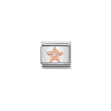 Load image into Gallery viewer, COMPOSABLE CLASSIC LINK 430305/27 STARFISH IN 9K ROSE GOLD &amp; CZ
