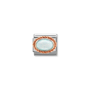 COMPOSABLE CLASSIC LINK 430507/07 WHITE OPAL IN 9K ROSE GOLD